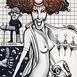 Autor: Duan POLAKOVI, Akademick maliar, Nzov diela: Ex Libris - J.tefank, Technika: lept, Motv: figurlne, akty, Rozmery: 14,5x14,5 cm, Rok: 2010